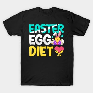 Easter Egg Diet Funny Easter T Shirt Design T-Shirt